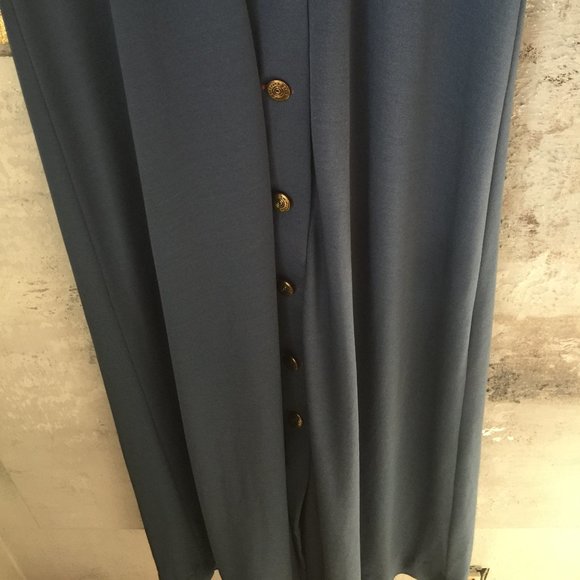 Vintage 70's Joy Stevens Full Button Maxi dress *Daisy Jones Costume* - Picture 7 of 16